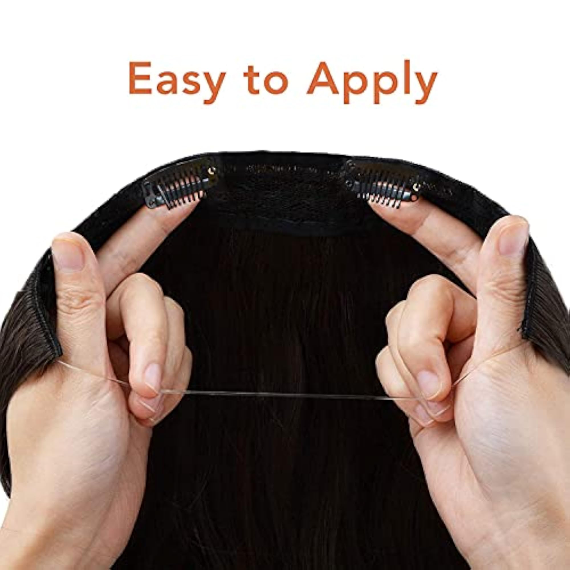Tressed Up Hair Extensions with Invisible Wire, Curly Wavy Hairpiece