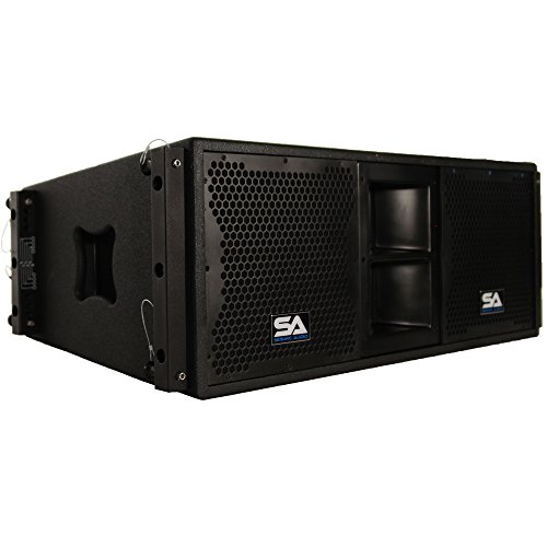 Seismic Audio SALA-210 Passive 2 x 10 Line Array Speaker with Dual Compression