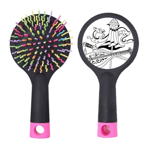 Brosse à cheveux démêlante dragon chinois idée cadeau bien-être unique