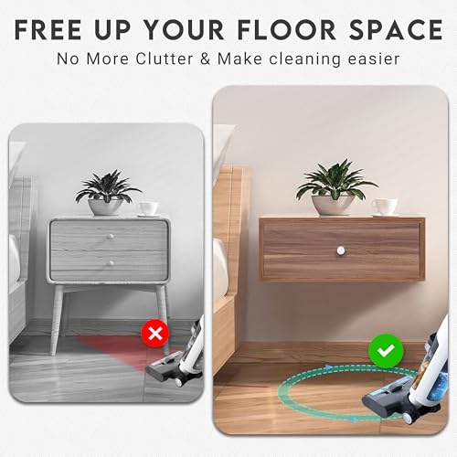 Loftey Floating Nightstand With Drawer thumb #4