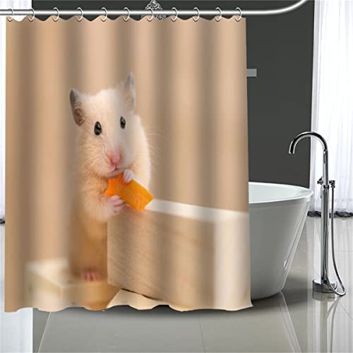 Flavta Heißer Hamster Benutzerdefinierte Muster Polyester Badvorhang wasserdichte Duschvorhänge DIY Bath Screen Gedruckt Vorhang Cover