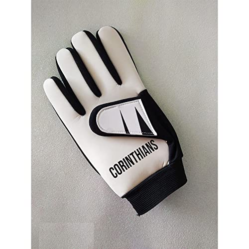 Luva Goleiro Infantil Corinthians Treino Alta Qualidade Tamanho:07;Cor:Branca