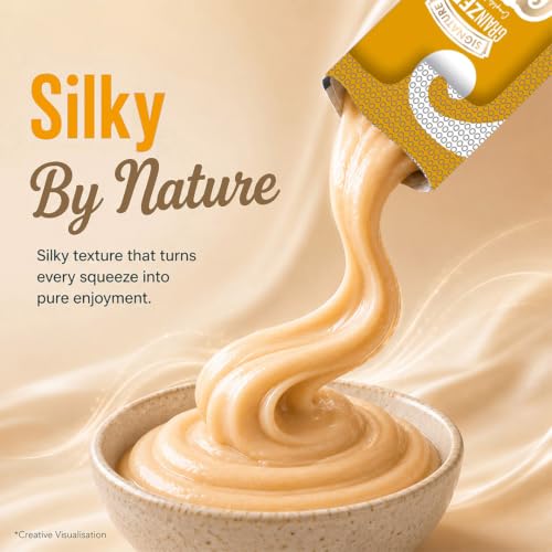 Image of Grain Zero Creamy Lickable Cat Treats (75g x 5 Pouches) Total 375g | Crab | Promotes Hydration | No Artificial Preservatives | Best for Training & Bonding | for Kitten & Adult