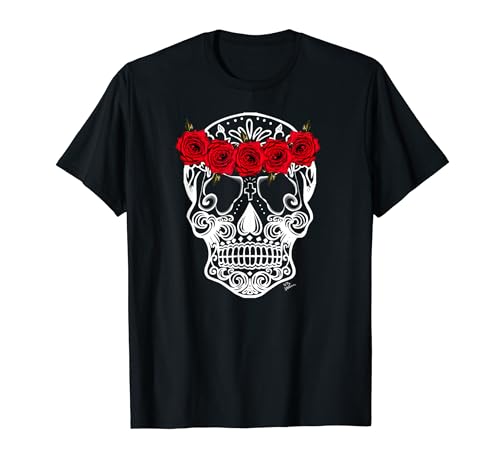 Sugar Skull - Día de los Muertos, calavera mexicana Camiseta