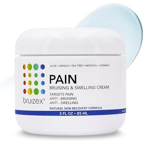 Bruizex Arnica Montana for Discomfort, Bruising & Swelling Lymphatic Massage Cream with Aloe Vera & Tea Tree Oil, Fibrosis Treatment, BBL, 360 Lipo, Tummy Tuck, Liposuction Post Surgery Recovery, 3oz Cover