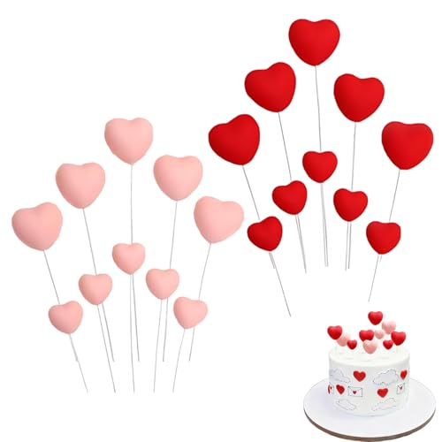 ZORVYN 20 Pezzi Cupcake Topper Decorazioni per Torte a Forma