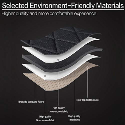 kingphenix Car Seat Cover - 1 Piece - Luxury Leather Car Seat Covers Front Seats Only - Universal Non-Slip Auto Seat Cover for 95% of Car Seats - Black