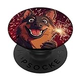 Photo Gallery cane sorridente con happy new year sparkler per ragazzi e ragazze popsockets popgrip adesivo Photo Gallery cane sorridente con happy new year sparkler per ragazzi e ragazze popsockets popgrip adesivo