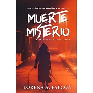 Muerte y misterio Audiolibro Por Lorena A. Falc&oacute;n arte de portada