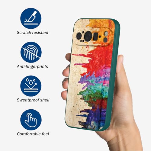 Coque Google 9 Pro en silicone liquide toucher doux de qualité premium - 2