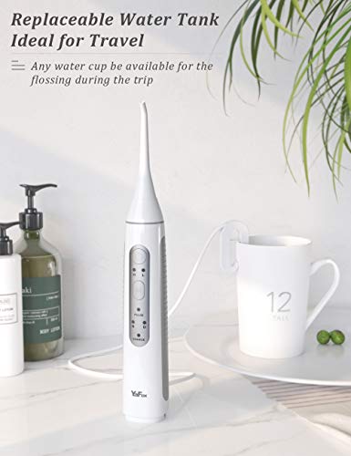 image for Water Flosser & Electric Toothbrush Combo, YaFex 600ml Water Dental Fl
