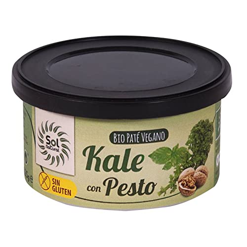 Solnatural Pate Kale Con Pesto Bio 125 G, Estándar, Único