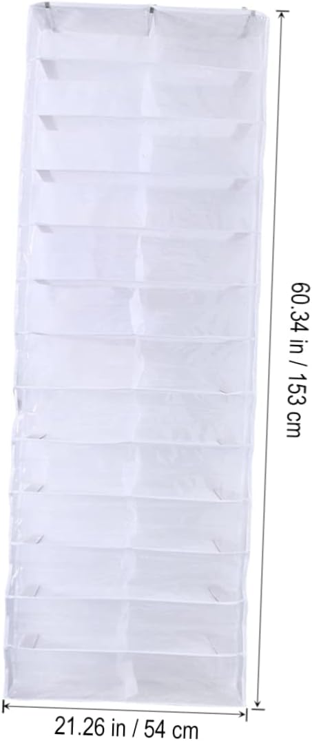 over The Door Shoe Organizer Closet Storage Rack Hanging Rack for Shoes Slippers Belts Scarves