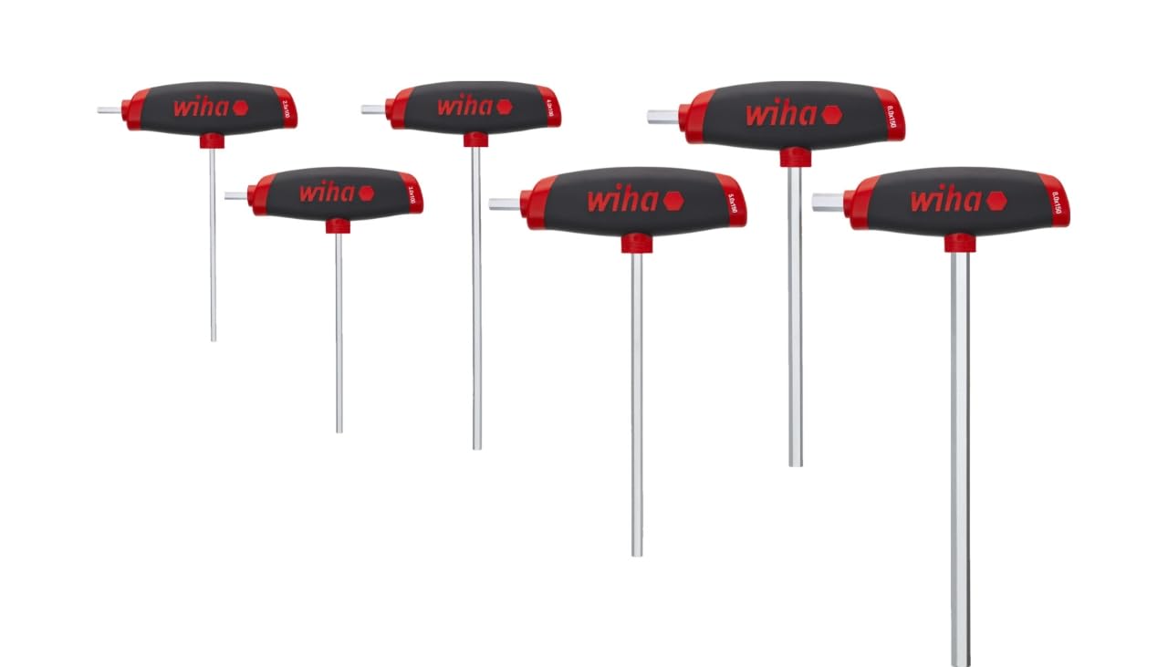 Jeu de tournevis hexagonaux avec ComfortGrip, 6 pièces WIHA - 26247