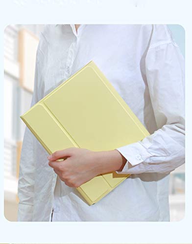 お洒落 iPad Air Air2 iPad5 iPad6キーボード ケース Bluetooth ワイヤレス iPad 第5世代 第6世代 9.7インチ ケース 分離式 キーボード 軽量 可愛い ペン収納 おしゃれ マグネット 着脱タイプキーボード カラーキー us配列 手持ち便利 薄型 (iPad Air/Air2/iPad5/iPad6, 黒)