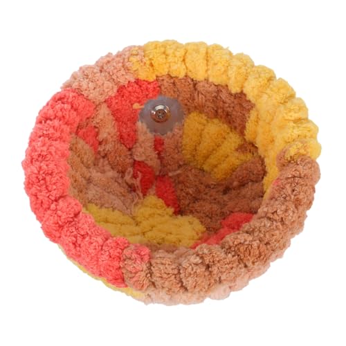 SEWACC 厚手素材使用 小型鳥用巣箱ベッド 鳥かご用 暖かい隠れ家 寝床 ハウス セキセイインコ コザクラインコ 快適なスヌッグハット