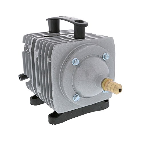 EcoPlus HGC728457 Eco Air5 Commercial Air Pump 5 80 Watt Single Outlet 1300 GPH, Silver - Thumbnail 2