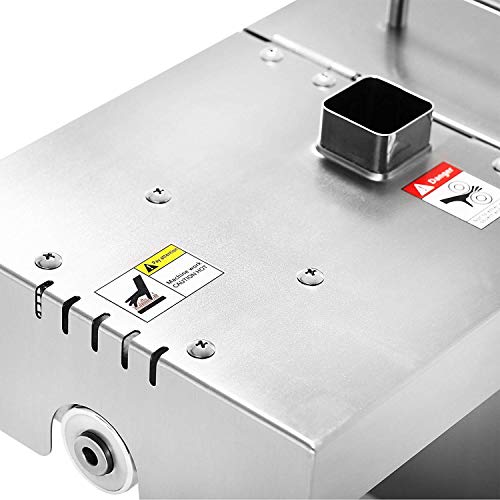 FlowerW Ölpresse Maschine Edelstahl Öl Extractor Maschine Kommerziellen Öl Expeller Extractor Multifunktionale mit 3 Verwendet für Erdnuss Nüsse Samen (Auto Ölpresse) (Ölpresse) - 6