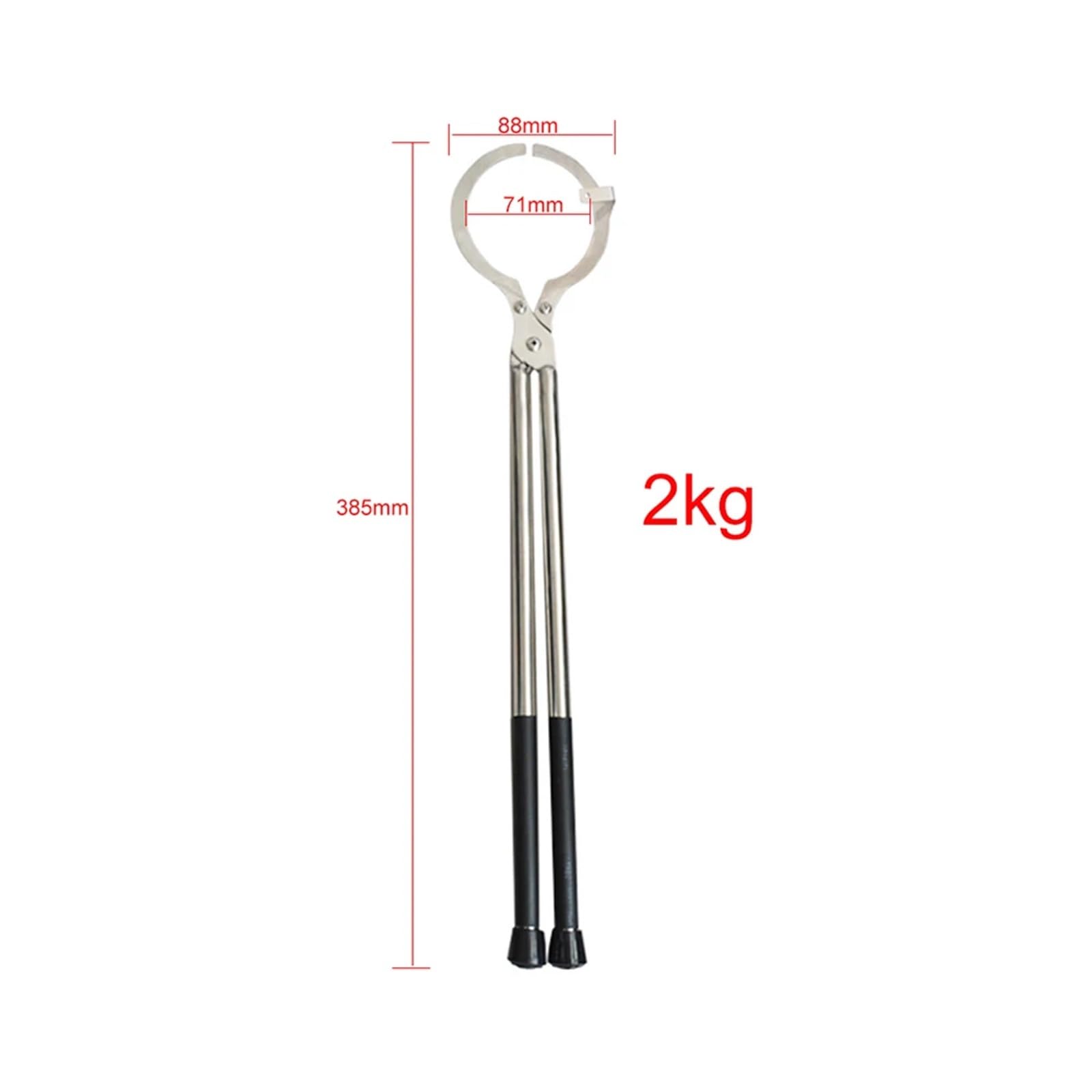 Pinzas De Crisol Pinzas for crisol de 2 kg, máquina fundición, soporte for platos, herramienta joyas oro y plata acero inoxidable para Material de Laboratorio