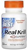 Doctor’s Best - Real Krill | Unterstützung für die Herzgesundheit und Gelenke - 60 Softgels