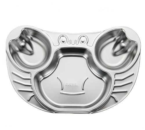 XFFX �R�ێd�l 316�X�e�����X �q�ǂ��p�����`�v���[�g 3���� ���ٓ����^�C�v �ۈ牀�E�c�t���H�� �j�̎q���̎q �����H�v���[�g ���S���S (SUS316�R�ۃf�B�i�[�v���[�g - �J�j��)