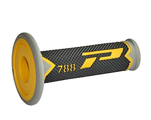 Preisvergleich Produktbild Lenkergriffe / Griffgummi PROGRIP 788 schwarz-grau-gelb [Ø 22mm]
