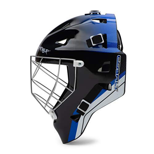 image for Road Warrior - Cobalt Junior Hockey Goalie Mask - Blue - Hockey Mask f
