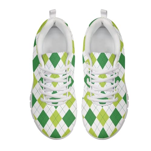 Women's Checkered Running Shoes Lightweight Mesh Sports Trainer Shoes Casual Walking Athletic Jogging Sneakers3