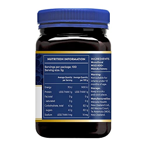 Manuka Health マヌカハニー MGO400+ 500g 2個セット