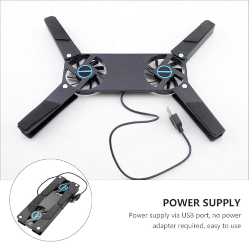 Base enfriadora portátil plegable para laptop con ventiladores USB miniatura 7