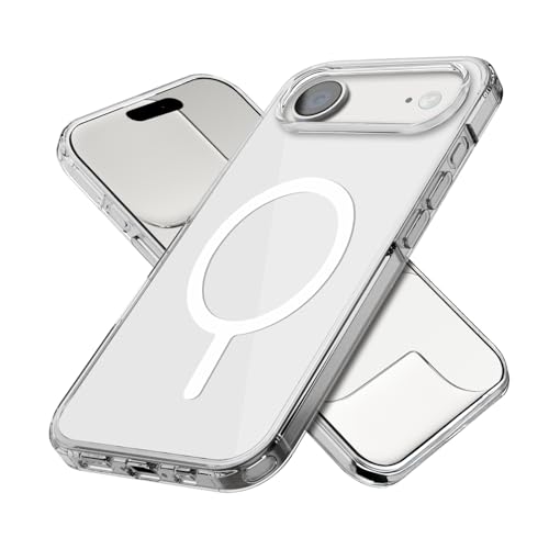 Image of GRIPP Clear Case Compatible with Mag-Safe for iPhone Air | 8ft Drop-Tested with D30 Technology, Raised Edges, Anti-Yellowing, Anti-Slip, Lightweight, 360 Protection Transparent Back Cover - Clear