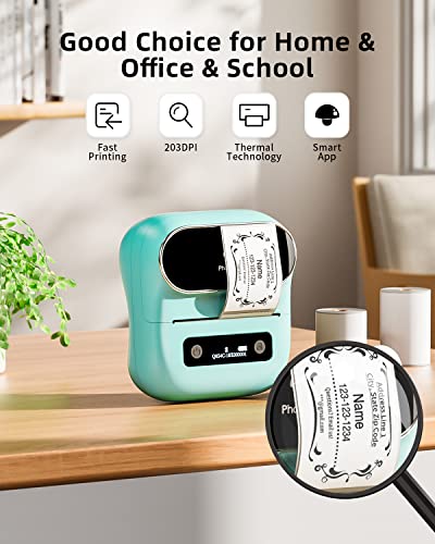 Image of Phomemo Label Maker, M220 Thermal Label Printer | Bluetooth 3 Inch Barcode Printer, Great for Home, School & Office, Compatible with Phone, PC, With 3 Label