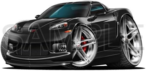 Corvette ZR1 2009 Black 48 inch Wall Skin