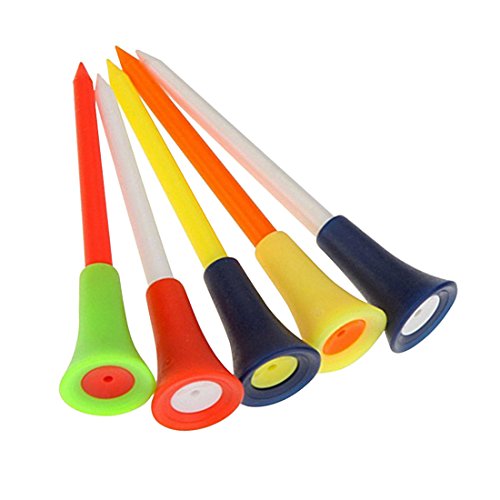 Luwu-Store Lot de 50 tees de golf en plastique durable 83 mm Cover