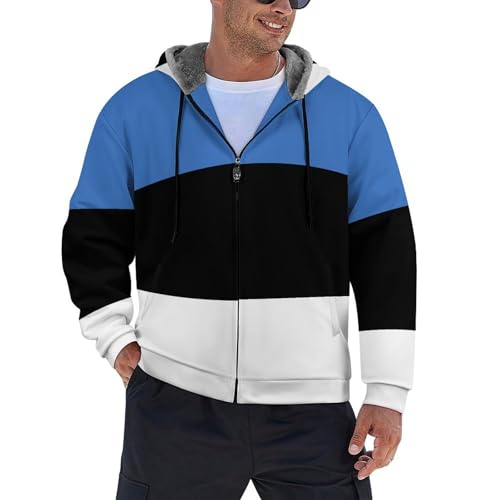 Sweat à capuche Estonie chaud pour randonnée et sport outdoor
