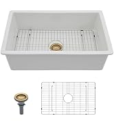 30x19 Inch Undermount Single Bowl Kitchen Sink - 16 Gauge SUS304 Stainless Steel Workstation Ledge - View #14