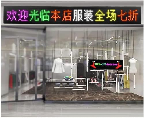Señal LED de coche programable multicolor con texto electrónico para publicidad en empresas 4