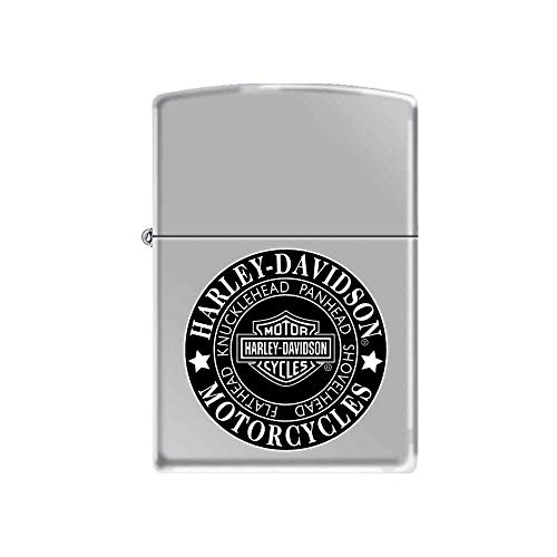 Harley Davidson Motorcycle Knucklehead Custom Zippo Lighter