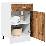 Porte pratique : gardez votre espace sans encombrement en cachant de petits objets essentiels derrière la porte du meuble de cuisine.