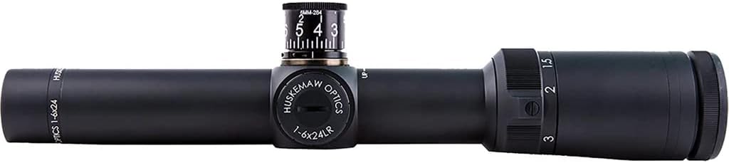 Huskemaw Tactical Series 1-6x24 Second Focal Plane 30mm Tube Diameter Hunting Long Range Scope w/HuntSmart Reticle