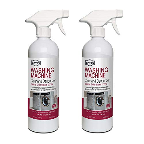 Bayes Washing Machine Cleaner & Deodorizer - Cleans and Eliminates Mold and Mildew
