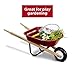 Wagon for Kids, Rolling Cart, Garden Cart on Wheels, Baby Wagon, Radio Flyer Kid's Wheelbarrow, Red, for Ages 3+ Years