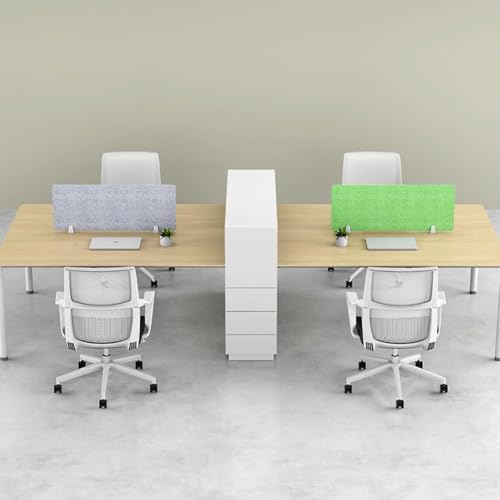 Panneau acoustique de bureau autoportant écran isolant compact 40 x 60 cm - 2