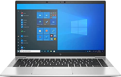 Image of HP 14 inch EliteBook 845 G8 Laptop, AMD Ryzen 5 PRO 5650U, 16GB DDR4 RAM, 256GB SSD, AMD Radeon Graphics, Windows 10 Pro (4A169UC#ABA)