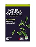 Four O'Clock Japanese Green Tea, Organic, Non-Gmo Project, Kosher, Gluten-Free, 16 Tea Bags