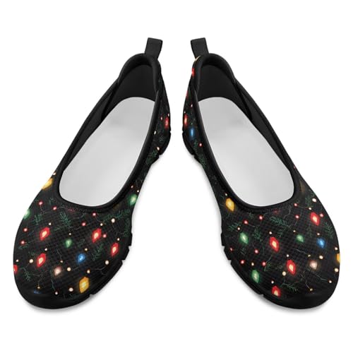 Image of Walking Shoes Women Breathe Mesh Slip On Sneakers Women Comfortable Lightweight