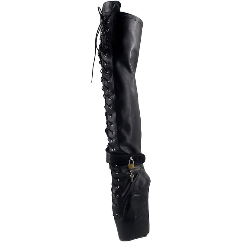 Botas de ballet altas para mujer con tacón de 18,5 cm que estilizan tu silueta
