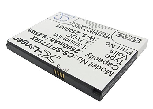 2500mAh W-5 Battery for Sprint AirCard 770S, AirCard 771S Mobile WiFi Hotspot
