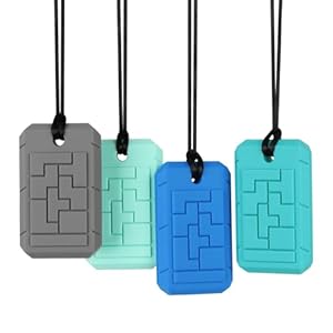 Chew Necklaces for Sensory Kids, Ma...
