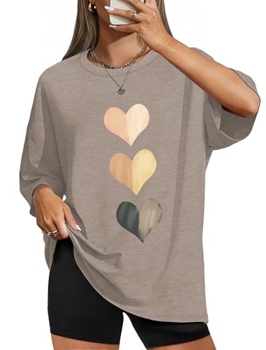 Save 23% on WIHOLL Women's Oversized Graphic Tees with Code WVZWBQY2